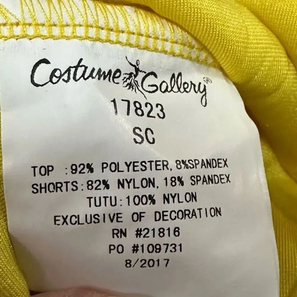 Bumble Bee Ballet Dress Costume Yellow and Black | Size 4